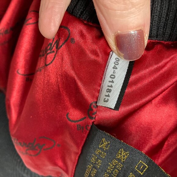 VTG Ed Hardy Christian Audigier Y2K Embroidered Down Puffer Vest XS Skull Rose - Picture 7 of 15